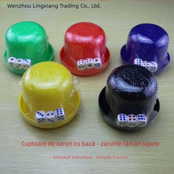 Set pahare pentru zaruri Lingxiang — Melamină, 1 mm