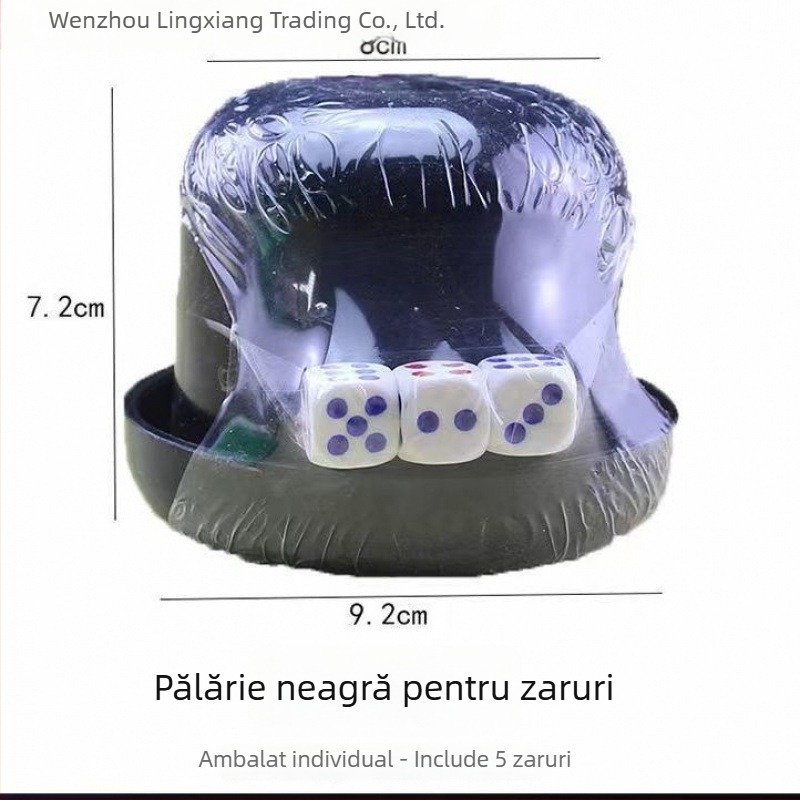 Set pahare pentru zaruri Lingxiang — Melamină, 1 mm
