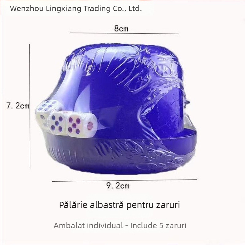 Set pahare pentru zaruri Lingxiang — Melamină, 1 mm