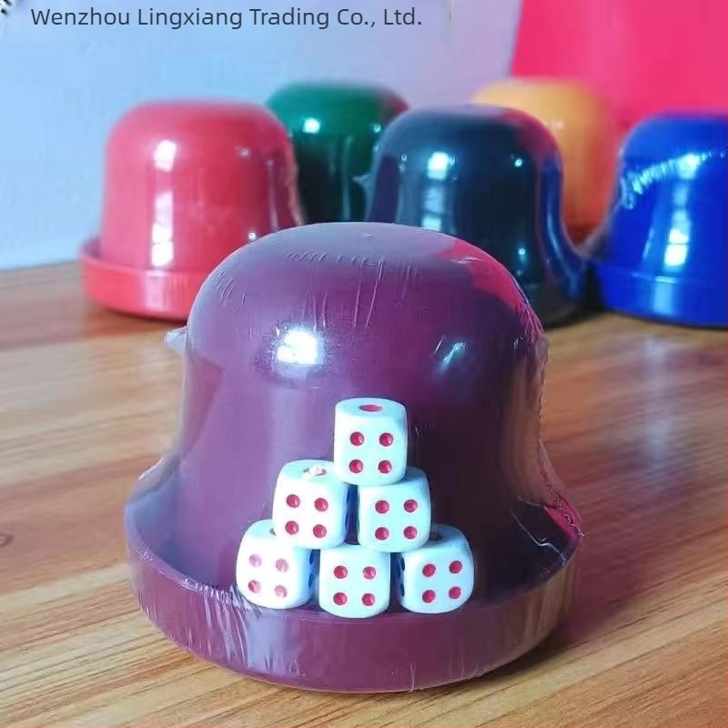 Set pahare pentru zaruri Lingxiang — Melamină, 1 mm