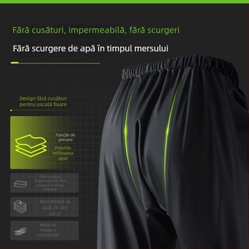 Set de ploaie pentru adulți — palton de ploaie cu design separat, unisex pentru bicicletă electrică/motocicletă, țesătură PVC cu strat adeziv PVC impermeabil