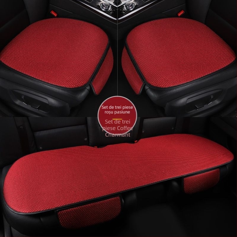 Perna de șezut auto cu material Ice Silk, covoraș răcire, husă universală pentru toate anotimpurile, pentru bancheta din spate; marca Hushi shangpin; Material: Ice silk; Origine: Hebei; Specificație: General.