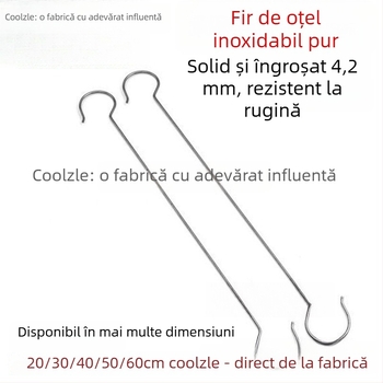 Cuier din oțel inoxidabil, pentru bucătărie și baie, cuier simplu, design modern, încărcare 5–10 kg, 1 piesă