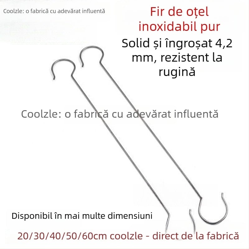 Cuier din oțel inoxidabil, pentru bucătărie și baie, cuier simplu, design modern, încărcare 5–10 kg, 1 piesă