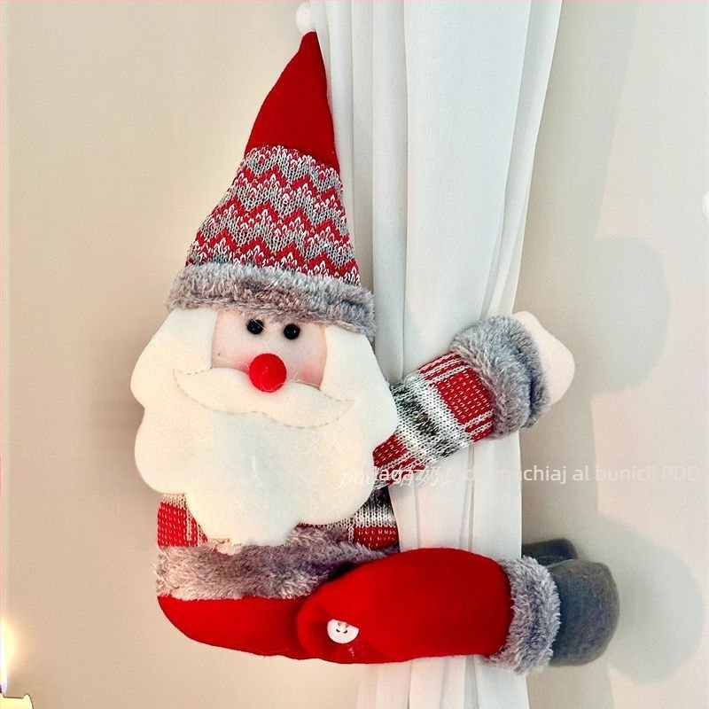 Cataramă pentru perdea (Material: Pânză; Stil: Chinezesc; Sărbătoare: Crăciun)