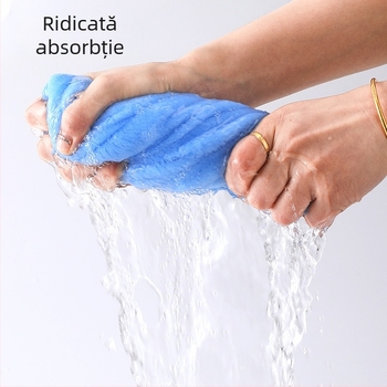 Set de prosoape în cutie cadou, velur coral pentru prosoape de față și de baie, 32 de bucăți, fire combed, țesătură plată