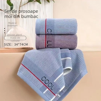 Dumeier Prosop din bumbac Jacquard, 120–140 g, 32 fire pe o parte, 16 fire pe cealaltă