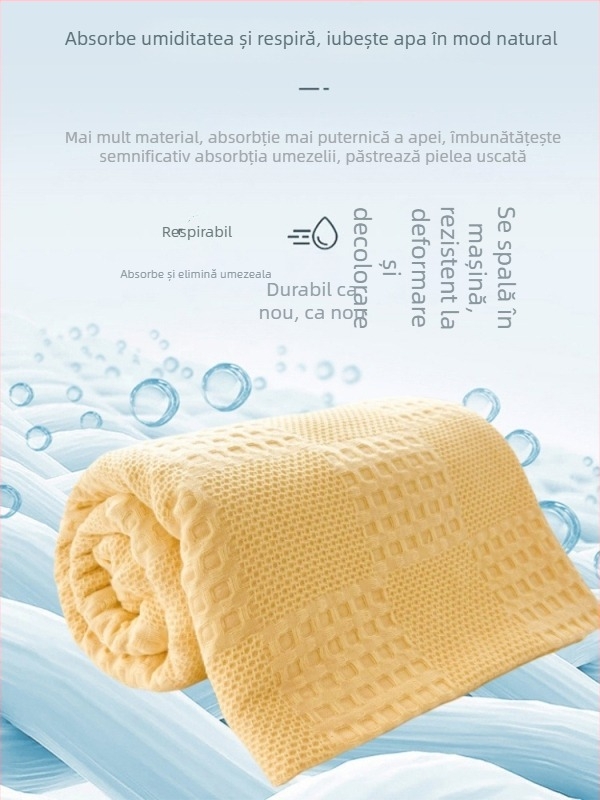 Pătură-prosop, unicolor, stil simplu și modern, produs de primă clasă, rezistența culorii 4