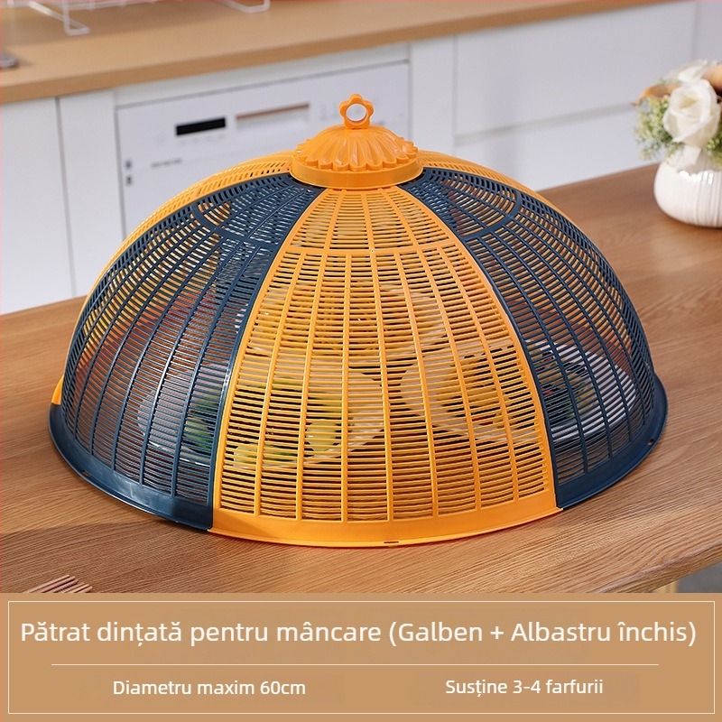 Capac pentru legume și alimente, respirabil, din plastic, protecție împotriva prafului și insectelor, design modern minimalist, lansat în 2025