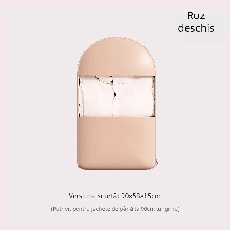 Sac transparent pentru haine, protecție împotriva prafului și umidității, depozitare sezonieră în garderobă, pentru jachete de puf