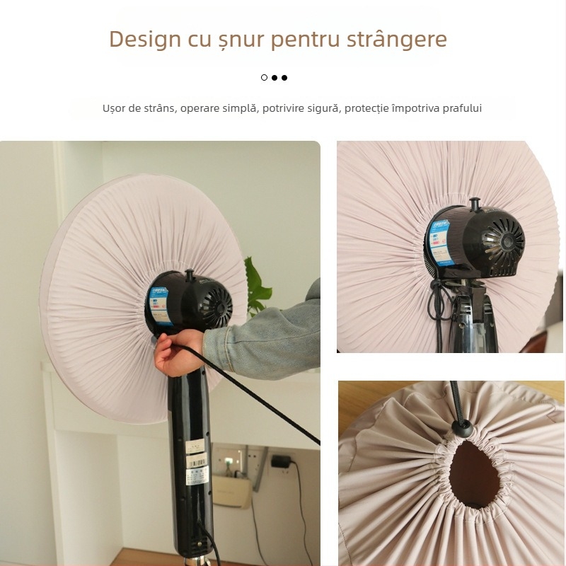 Kaixiu husă elastică pentru ventilator — protecție împotriva prafului pentru ventilatoare pe podea și pe perete, material milk silk, lansare 2024, pachet 100