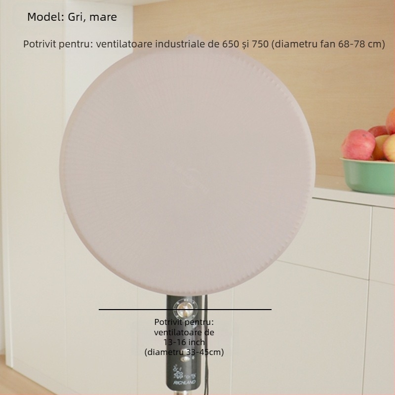 Kaixiu husă elastică pentru ventilator — protecție împotriva prafului pentru ventilatoare pe podea și pe perete, material milk silk, lansare 2024, pachet 100