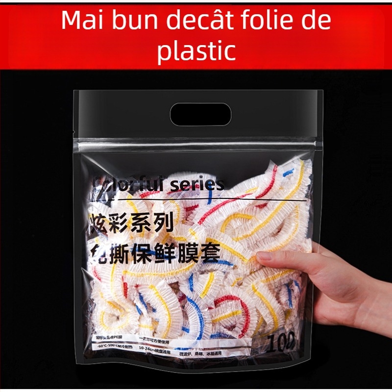 Acoperire de unică folosință pentru mâncare, PE material, stil modern minimalist, multifuncțional, lansat primăvara 2021