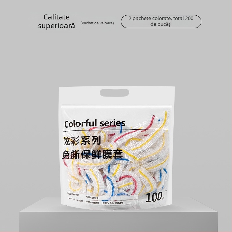 Acoperire de unică folosință pentru mâncare, PE material, stil modern minimalist, multifuncțional, lansat primăvara 2021