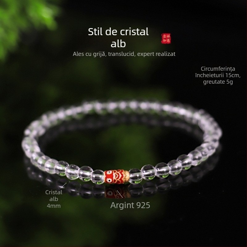 Brățară din cristal tăiat – lucrată manual, Only, stil feminin, inspirație din natură, proaspăt și dulce, cadou pentru călătorii