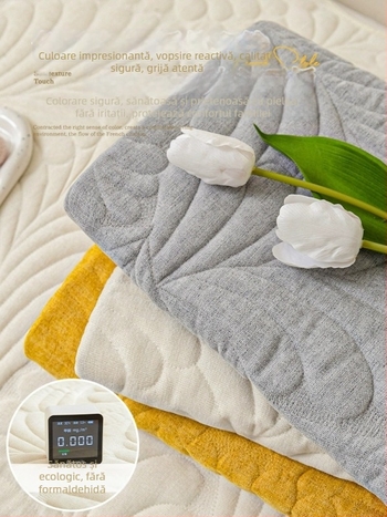 Husă de canapea din chenille pentru canapea combinată – stil modern minimalist, husă de protecție