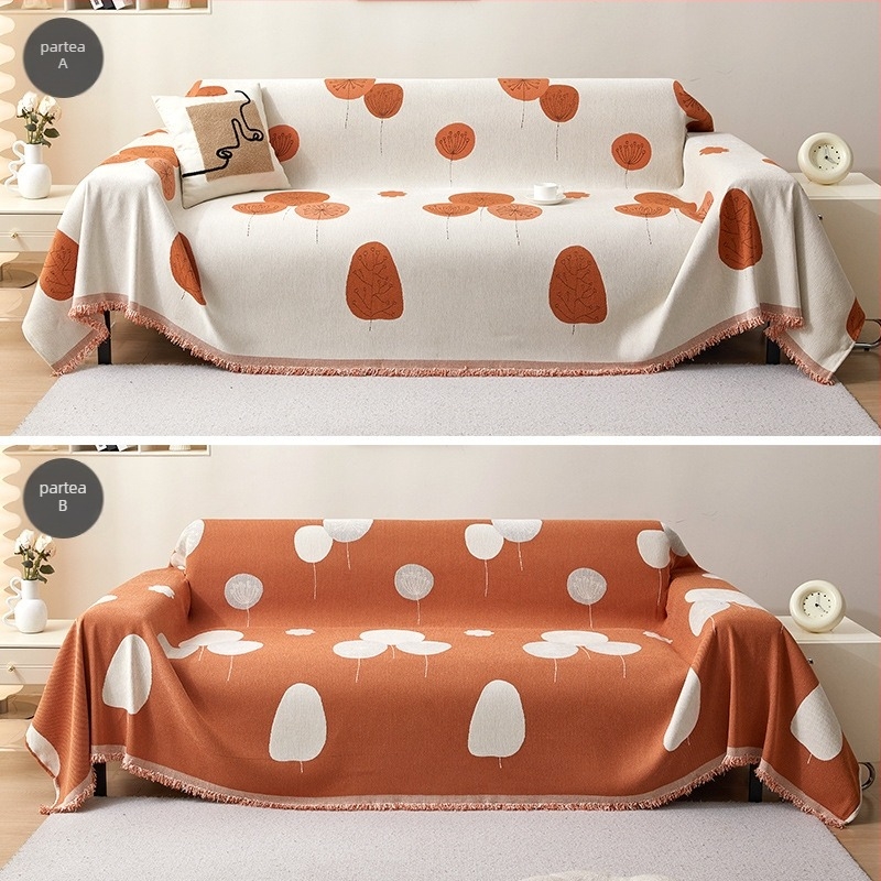 Prosop canapea chenille, model floral, pentru canapea modulară, stil modern minimalist, personalizare disponibilă