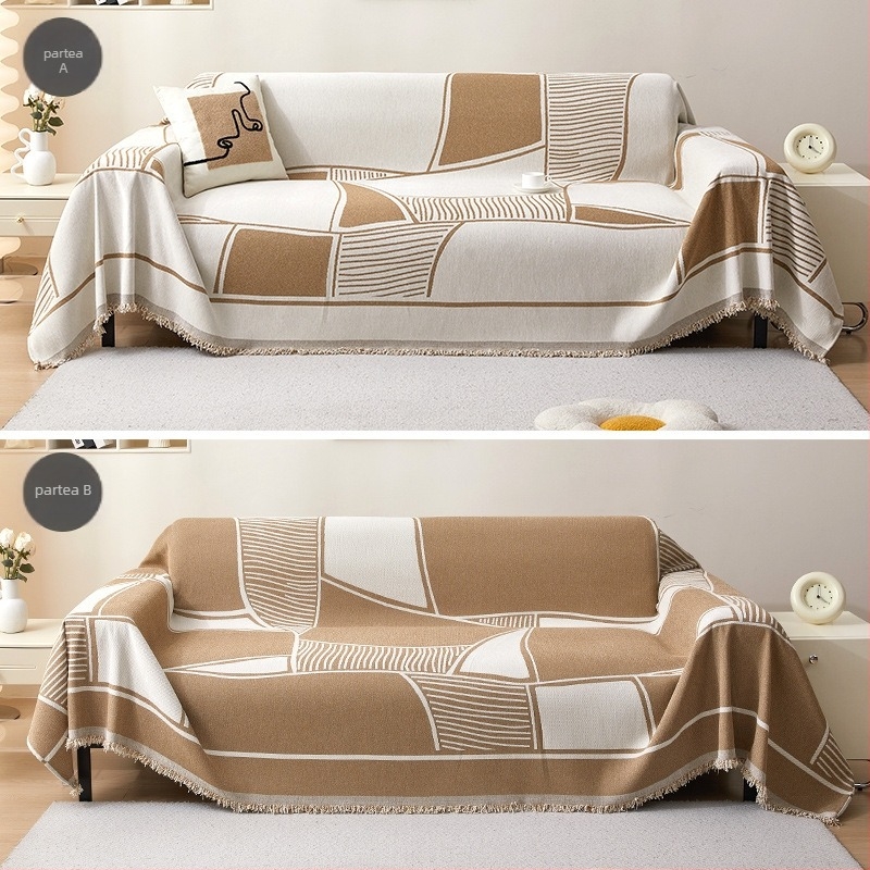 Prosop canapea chenille, model floral, pentru canapea modulară, stil modern minimalist, personalizare disponibilă