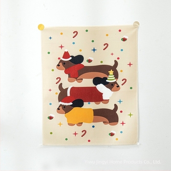 Tapiserie decorativă pentru perete cu motiv desen animat — 100% poliester, cu componente din bumbac, personalizabilă, stil japonez și koreean, pentru living, dormitor, spațiu de studiu, cameră a copiilor