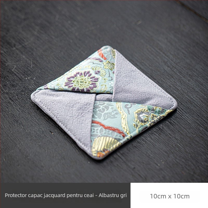 Protecția capacului bolului pentru ceremonia ceaiului – husă din textile, rezistentă la căderi, ușor de transportat, țesătură îngroșată (Categoria: Accesorii pentru ceremonia ceaiului; Material: Textil; Lansare: 2024; Calitate: Primă Clasă; Stil: Noul stil