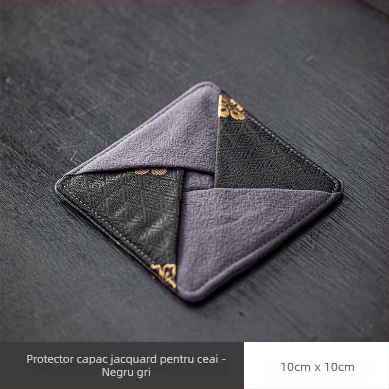 Protecția capacului bolului pentru ceremonia ceaiului – husă din textile, rezistentă la căderi, ușor de transportat, țesătură îngroșată (Categoria: Accesorii pentru ceremonia ceaiului; Material: Textil; Lansare: 2024; Calitate: Primă Clasă; Stil: Noul stil