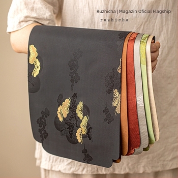 Covoraș de ceai, ceramică, stil chinezesc, ambalat într-o tavă, greutate 0.15