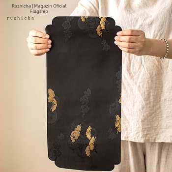 Covoraș de ceai, ceramică, stil chinezesc, ambalat într-o tavă, greutate 0.15