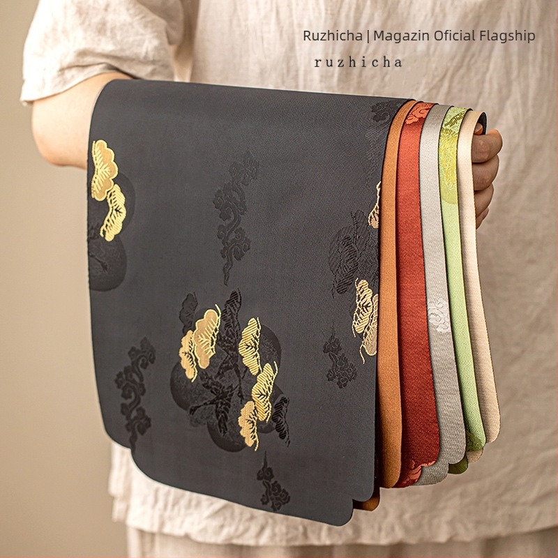 Covoraș de ceai, ceramică, stil chinezesc, ambalat într-o tavă, greutate 0.15