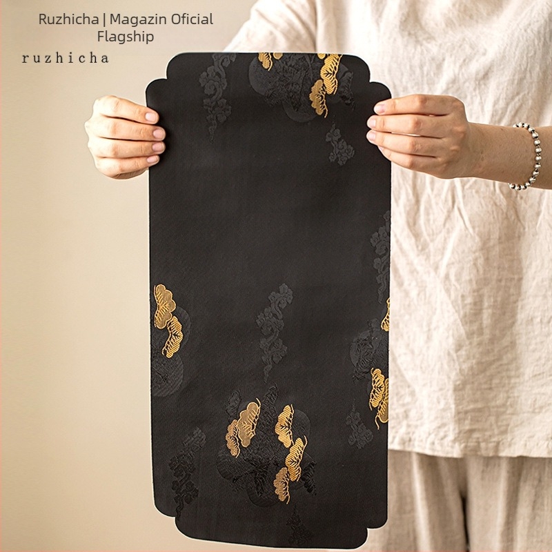 Covoraș de ceai, ceramică, stil chinezesc, ambalat într-o tavă, greutate 0.15