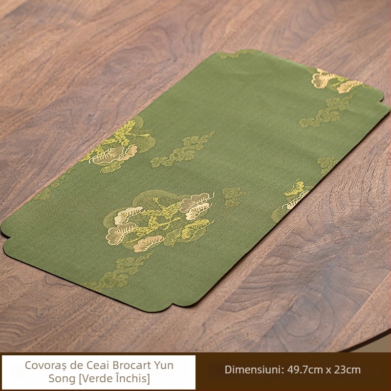 Covoraș de ceai, ceramică, stil chinezesc, ambalat într-o tavă, greutate 0.15