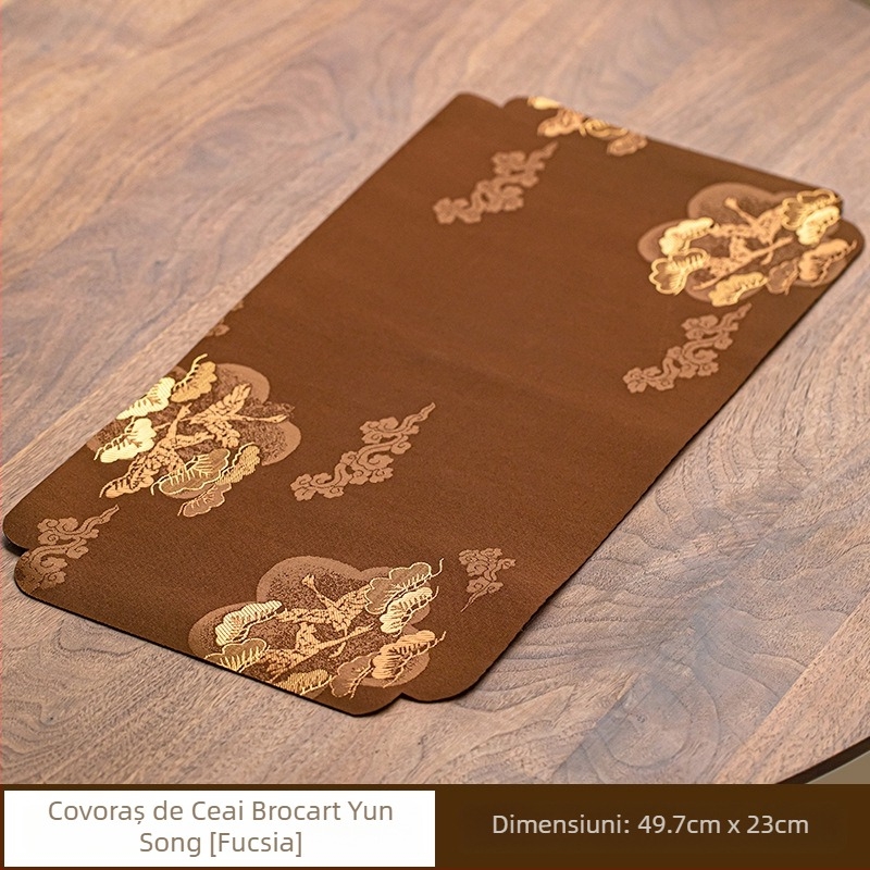 Covoraș de ceai, ceramică, stil chinezesc, ambalat într-o tavă, greutate 0.15