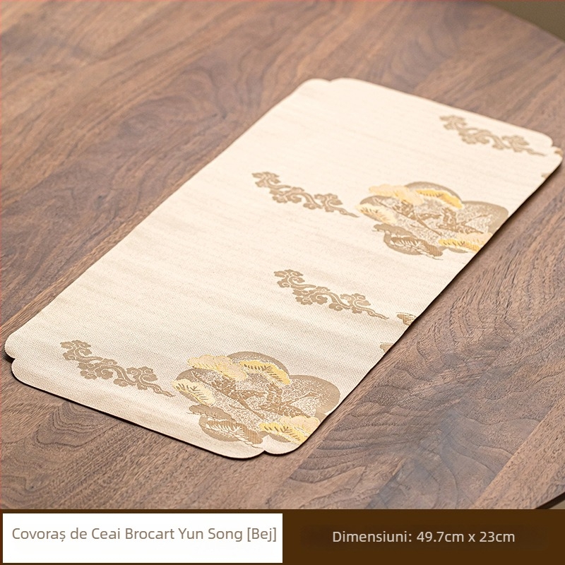 Covoraș de ceai, ceramică, stil chinezesc, ambalat într-o tavă, greutate 0.15