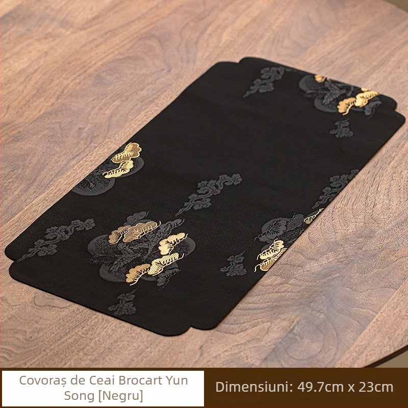 Covoraș de ceai, ceramică, stil chinezesc, ambalat într-o tavă, greutate 0.15