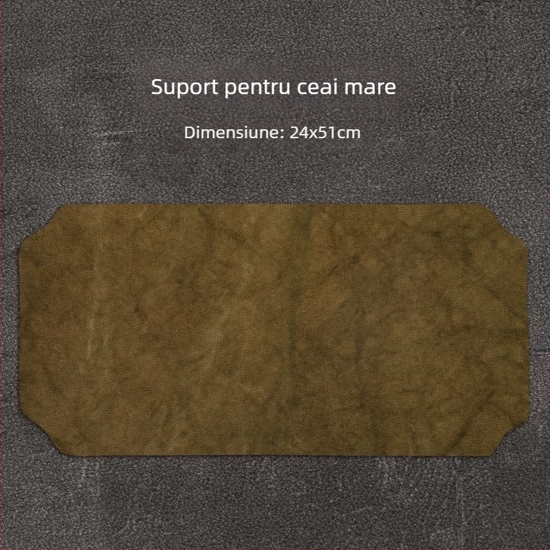 Covoraș de ceai pentru ceremonie, lucrat manual, dublu strat, impermeabil, din canvas și in