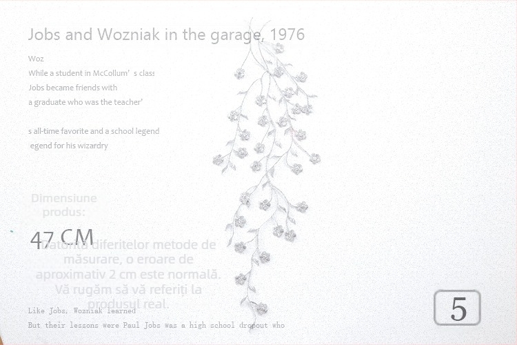 Patch brodat cu floare de prun pentru decor casnic și îmbrăcăminte — Material: fir brodat; Utilizare: decorare, haine