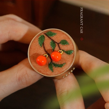 Kit DIY de broderie, stil nou chinezesc, broderie pe pânză cu tablete pentru aromarea mașinii, pentru living, dormitor, restaurante și spații comerciale