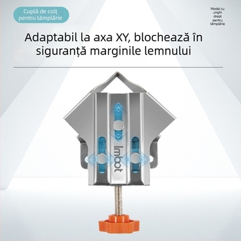 Clip fixare unghi drept pentru tâmplă, oțel inoxidabil, Secțiunea A/B, Utilizare generală