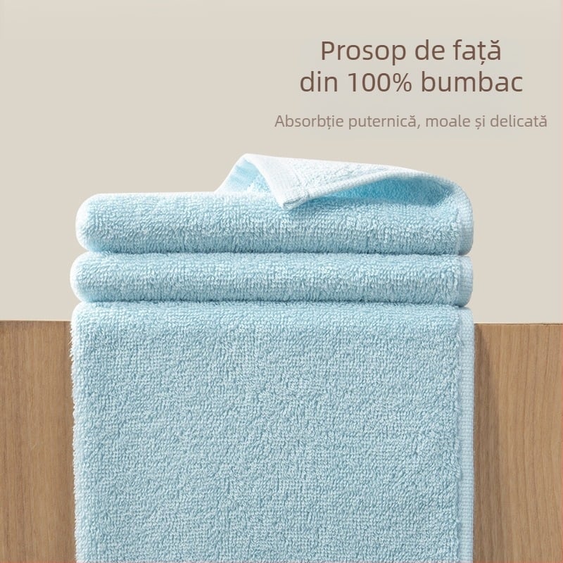 Prosop de baie – bumbac, fir AB, 40 g, absorbție 5–10 s, fir spiral în procesul de producție