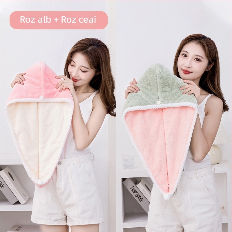 Șapcă pentru uscare păr din Coral Fleece, He Chuyan, 30–49 g, Firuri: 10