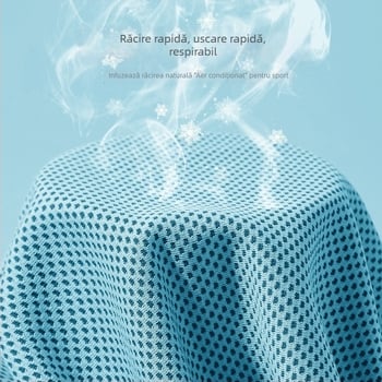 Prosop sport răcire: poliester + nailon; microfibră; 200d; 50 g; absorbție 0–5 s