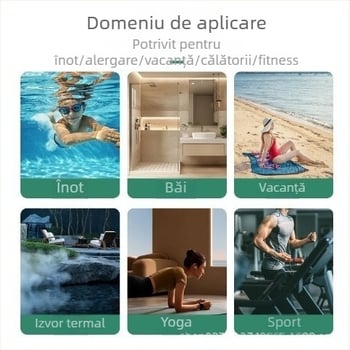 Prosop sportiv personalizat — prosop de plajă cu două fețe din velur, microfibră, uscare rapidă