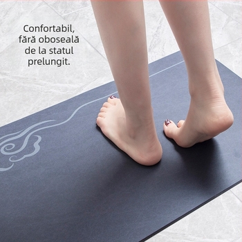 Covoraș de bucătărie din lut diatom – pătrat, uscare rapidă, poate fi tăiat la dimensiune, lavabil