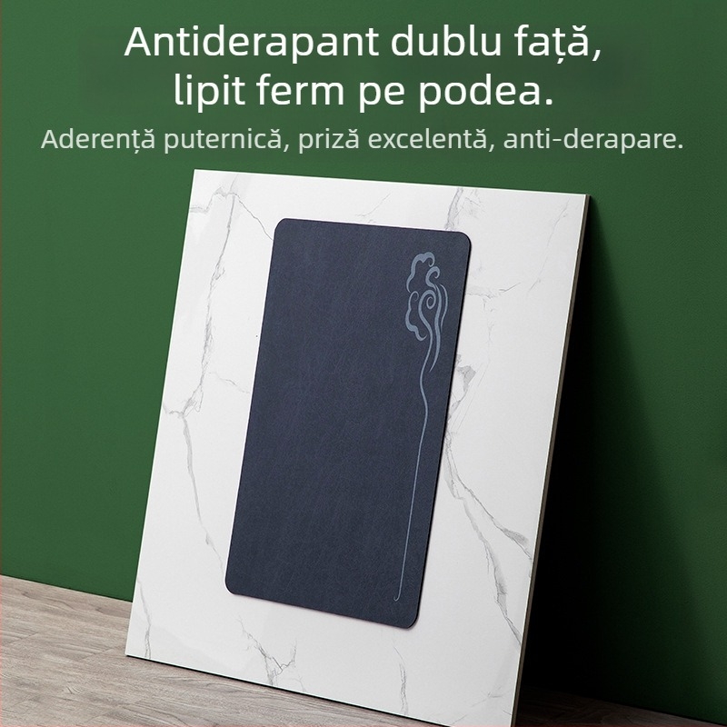 Covoraș de bucătărie din lut diatom – pătrat, uscare rapidă, poate fi tăiat la dimensiune, lavabil