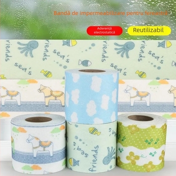 Autocolante de absorbție a apei pentru fereastră, pentru condensul de iarnă – Autocolante impermeabile pentru sticlă, îngroșate, pentru prevenirea fluxului de apă de pe prag, pentru living