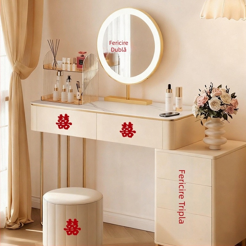 Autocolante cu cuvinte fericite pentru decor de nuntă în dormitor, pe dulap și pe masă de machiaj | autoadezive, brand Trip, fără import