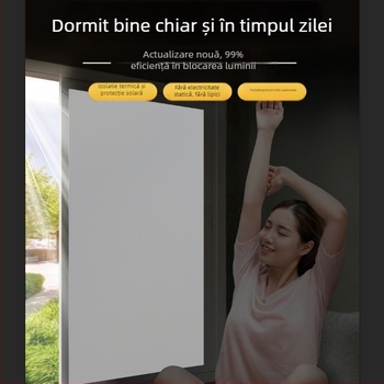Film de ferestre pentru intimitate – PVC, autoadeziv, intimitate, blocare a luminii, izolație termică