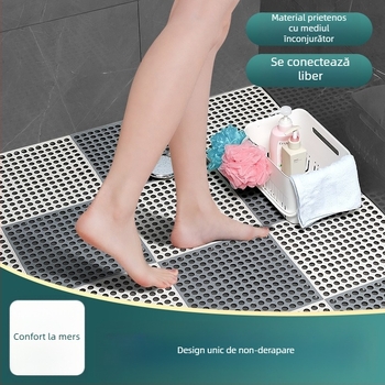 Covorașe plastice interconectate, tăiate la dimensiune, antiderapante, rezistente la apă, pentru bucătărie și baie