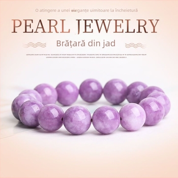 Brățară din jad birman, placată cu aur, lucrată manual, unisex, personalizabilă, fără certificat de evaluare