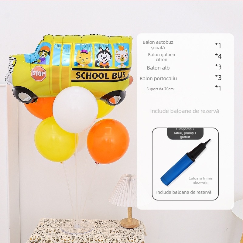 Balon din folie de aluminiu, plutitor pentru masă – potrivit pentru zile de naștere și evenimente ale copiilor; Material: folie de aluminiu; Tip balon: balon din folie de aluminiu; Formă: plutitor de masă