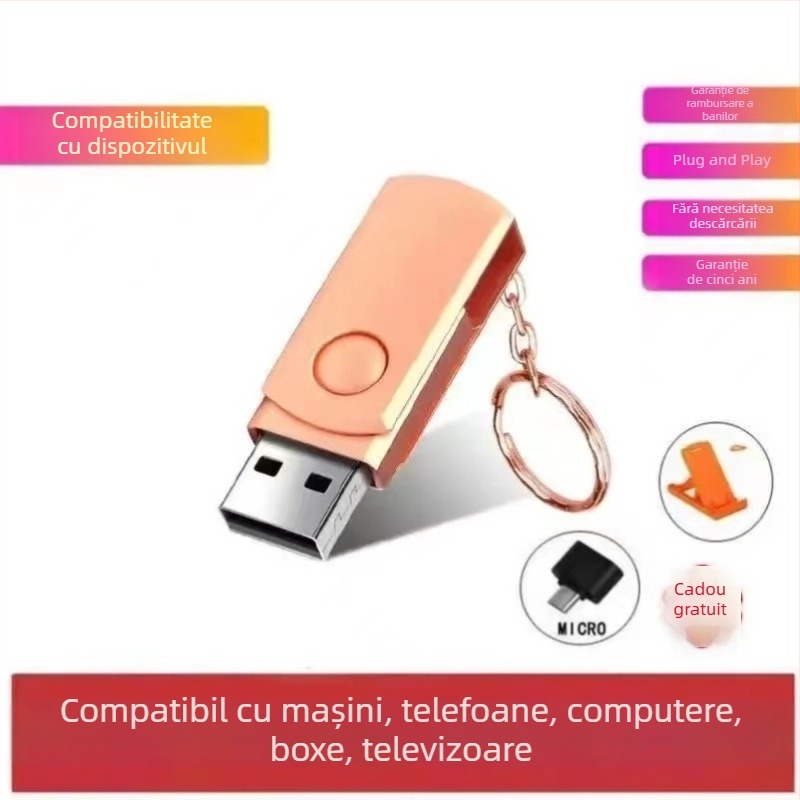Drive USB pentru mașină MP3 — Model 411, capacitate 128 milioane, redare MP3